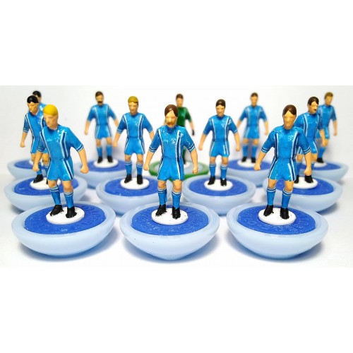Subbuteo Andrew Table Soccer Coventry City 1974-78 on classic Lightweight bases